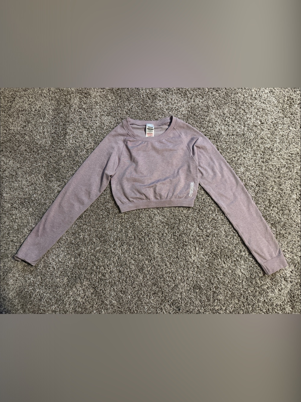 Gymshark Dusty Lavender Cropped Crewneck